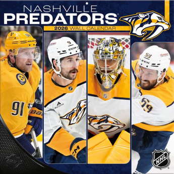 Nashville Predators kalendář 2026 Wall