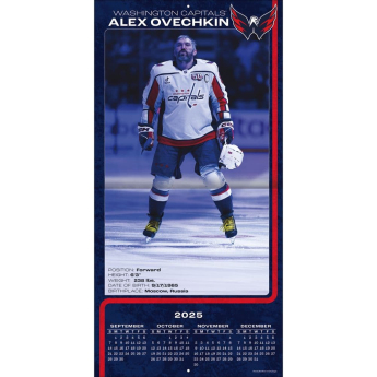 Washington Capitals kalendář #8 Alexander Ovechkin 2026 Wall