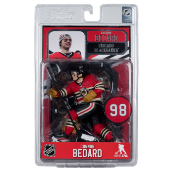 Chicago Blackhawks figurka Connor Bedard #98 SportsPicks Winter Classic