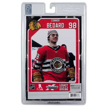 Chicago Blackhawks figurka Connor Bedard #98 SportsPicks Winter Classic