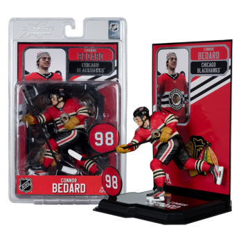 Chicago Blackhawks figurka Connor Bedard #98 SportsPicks Winter Classic
