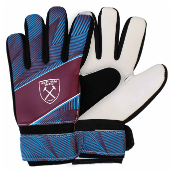 West Ham United brankářské rukavice Fuse Goalkeeper Gloves Kids 67-73mm palm width