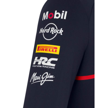Red Bull Racing pánská mikina 1/4 Zip official Teamline Replica navy F1 Team 2025