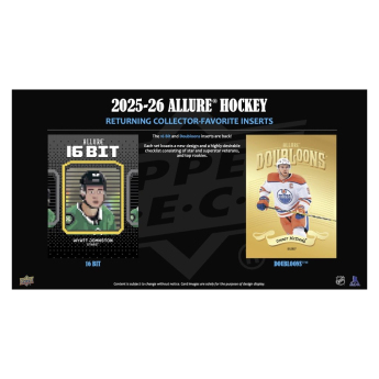 NHL boxy hokejové karty NHL 2025-26 Upper Deck Allure Hobby Box