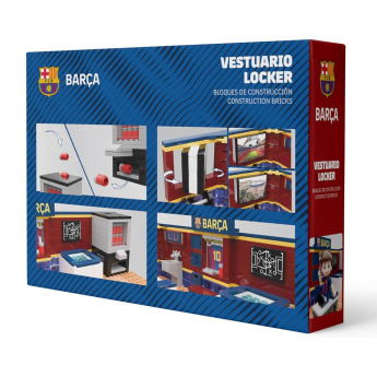 FC Barcelona stavebnice cloakroom