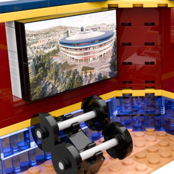 FC Barcelona stavebnice cloakroom