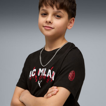 AC Milan dětské tričko Culture black