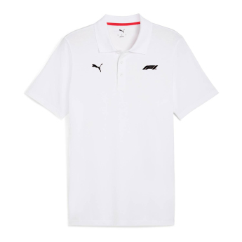 Formule 1 pánské polo tričko Small Logo white 2026