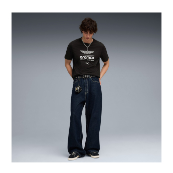 Aston Martin pánské tričko black Large Logo F1 Team 2026