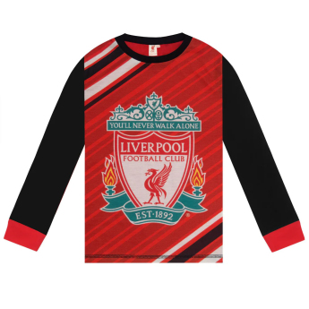 FC Liverpool dětské pyžamo Long red