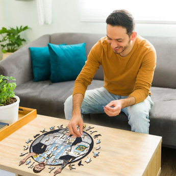 Fotbalové reprezentace dřevěné puzzle ARGENTINA Messi NEW 270 pcs