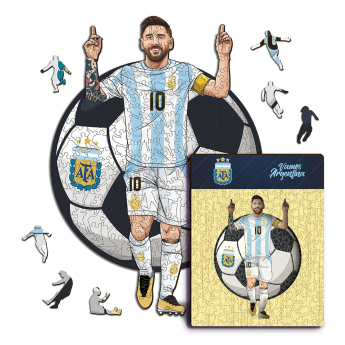 Fotbalové reprezentace dřevěné puzzle ARGENTINA Messi NEW 500 pcs
