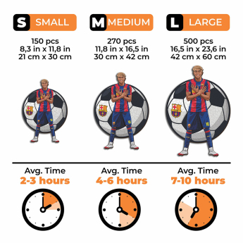 FC Barcelona dřevěné puzzle Yamal NEW 500 pcs