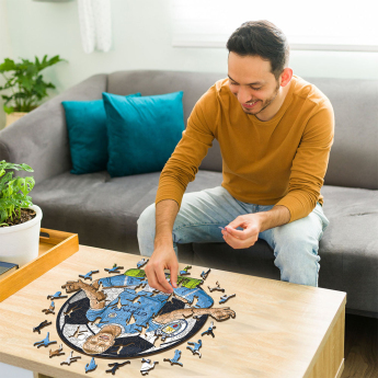 Manchester City dřevěné puzzle Haaland NEW 150 pcs