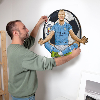 Manchester City dřevěné puzzle Haaland NEW 270 ks