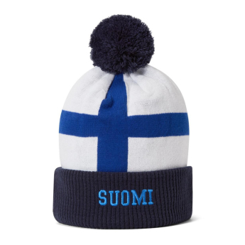 Hokejové reprezentace zimní čepice Finland Pom Flag