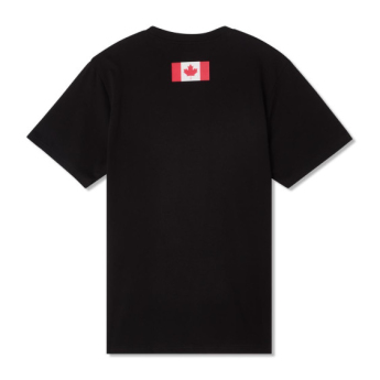 Hokejové reprezentace pánské tričko Canada Flag black