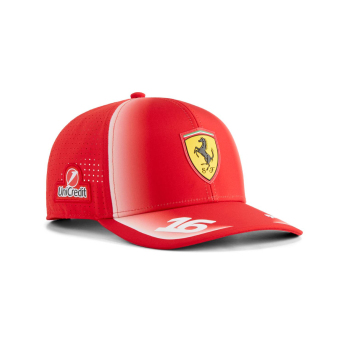 Ferrari čepice baseballová kšiltovka Charles Leclerc #16 official Teamline Replica F1 Team 2026