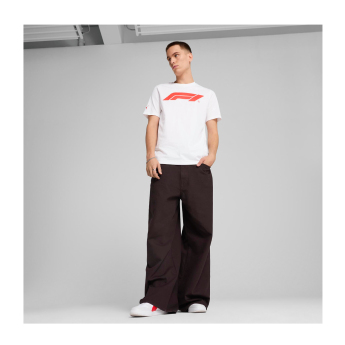 Formule 1 pánské tričko logo white 2026