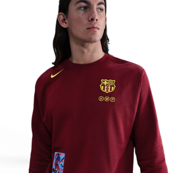 FC Barcelona pánská mikina s kapucí Club Fourth