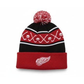 Detroit Red Wings dětská zimní čepice Face-Off Cuff Pom