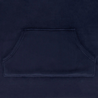 Real Madrid dětská mikina s kapucí oversize blanket navy