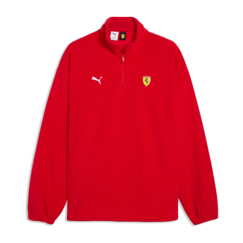 Ferrari pánská mikina 1/4 Zip red F1 Team 2026