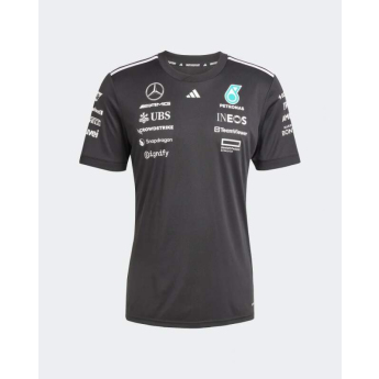 Mercedes AMG Petronas pánské tričko black official Teamline Replica F1 Team 2025