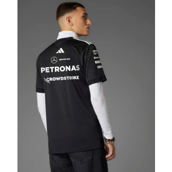 Mercedes AMG Petronas pánské tričko black official Teamline Replica F1 Team 2025