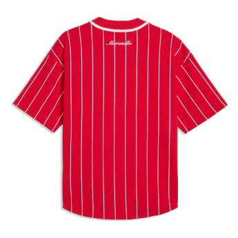 Ferrari pánská košile baseball red retro F1 Team 2026