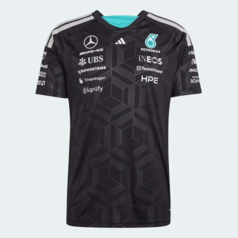 Mercedes AMG Petronas pánské tričko black official Teamline Replica F1 Team 2026