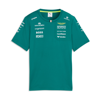 Aston Martin dámské tričko green official Teamline Replica F1 Team 2026