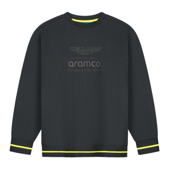 Aston Martin pánská mikina oversized Stealth black F1 Team 2026