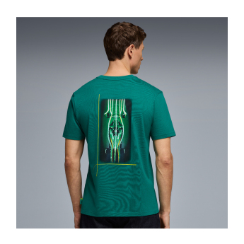 Aston Martin pánské tričko Car Graphic green F1 Team 2026