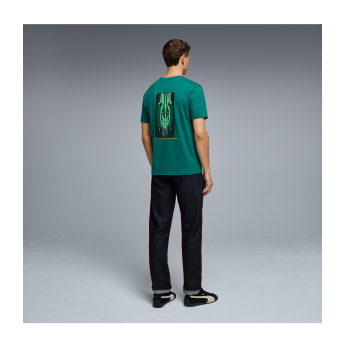 Aston Martin pánské tričko Car Graphic green F1 Team 2026