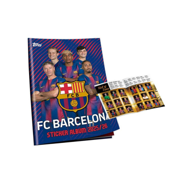 FC Barcelona set samolepek complete with album 2025/26