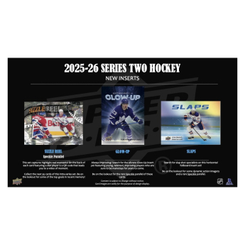 NHL boxy hokejové karty NHL 2025-26 Upper Deck Series 2 Tin Box