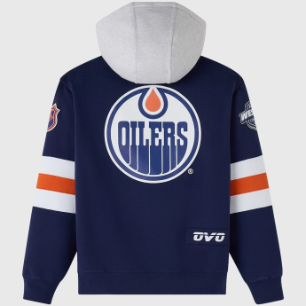 Edmonton Oilers pánská mikina s kapucí OVO navy