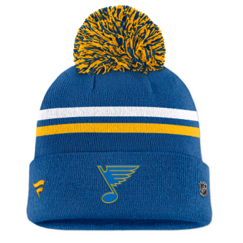 St. Louis Blues zimní čepice Authentic Pro A/Cap Cuffed bamboo