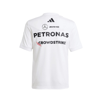 Mercedes AMG Petronas dětské tričko white official Teamline Replica F1 Team 2025
