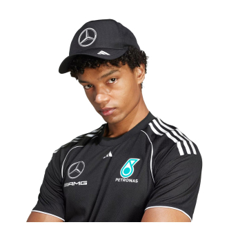 Mercedes AMG Petronas čepice baseballová kšiltovka Climacool Trucker black F1 Team 2025