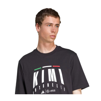 Mercedes AMG Petronas pánské tričko Kimi Antonelli black F1 Team 2025