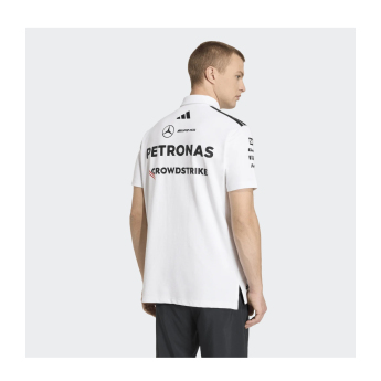 Mercedes AMG Petronas pánské polo tričko white official Teamline Replica F1 Team 2026