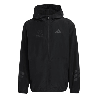 Mercedes AMG Petronas pánská bunda s kapucí Stealth black F1 Team 2026