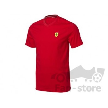 SCUDERIA FERRARI MENS SANTANDER V-NECK TEE