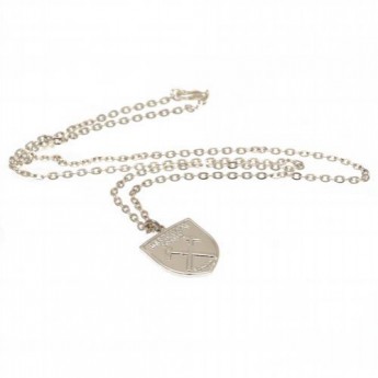 West Ham United řetízek na krk s přívěškem Silver Plated Pendant & Chain CR