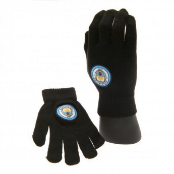 Manchester City dětské rukavice Knitted Gloves Junior