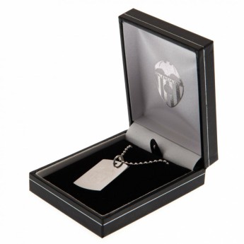 Valencia CF řetízek na krk se psí známkou Engraved Dog Tag & Chain