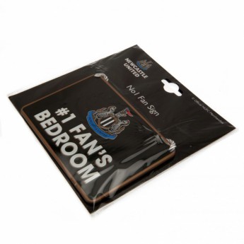 Newcastle United značka do ložnice Bedroom Sign No1 Fan